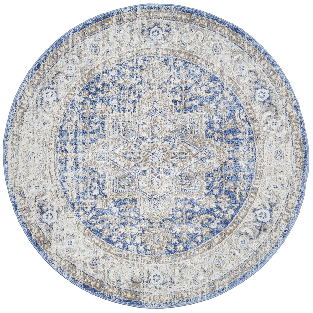 Mayfair Hugo Hamptons Style Indoor Rug Ocean Round - Image 4