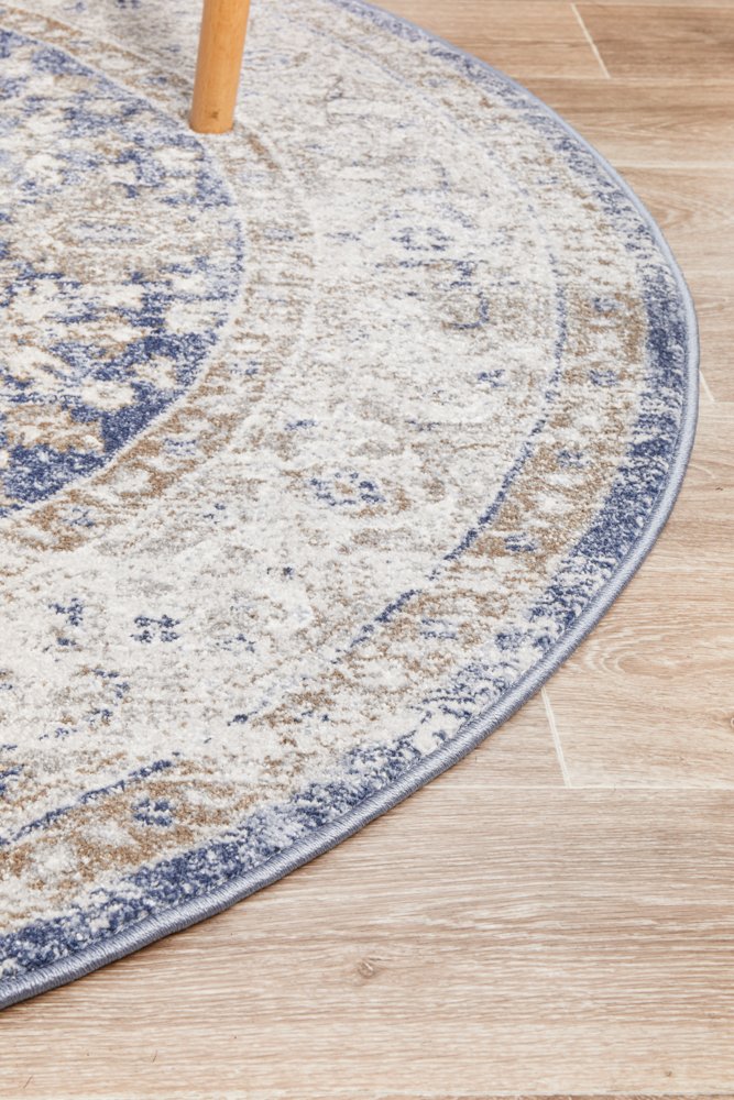 Mayfair Hugo Hamptons Style Indoor Rug Ocean Round - Image 6
