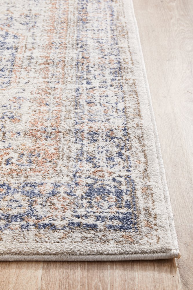 Mayfair Lorissa Hamptons Style Indoor Rug Blue Runner - Image 6