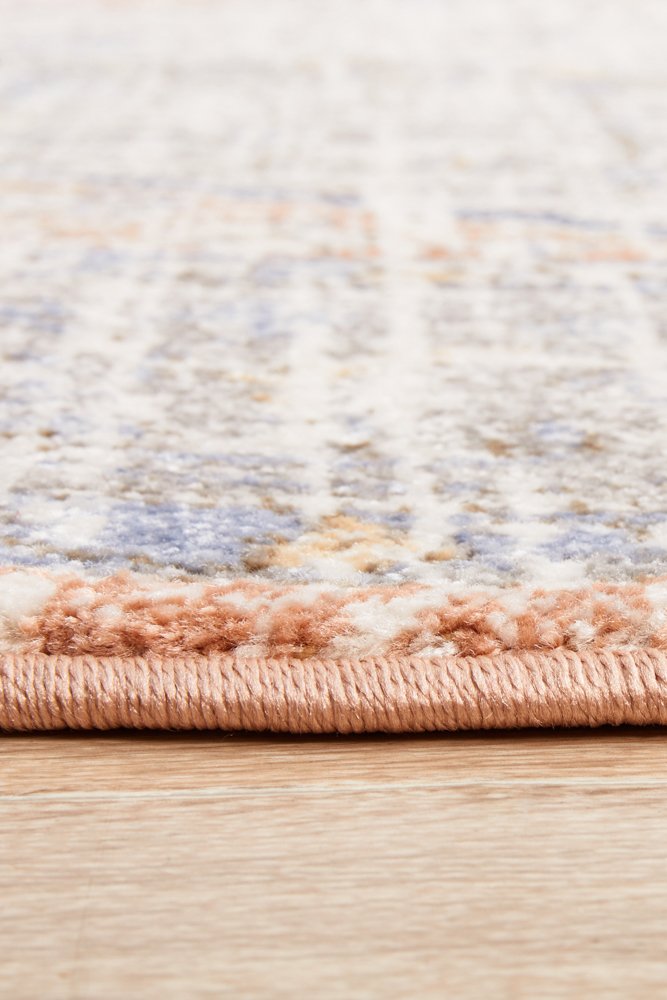 Mayfair Lorissa Hamptons Style Indoor Rug Peach Round - Image 7