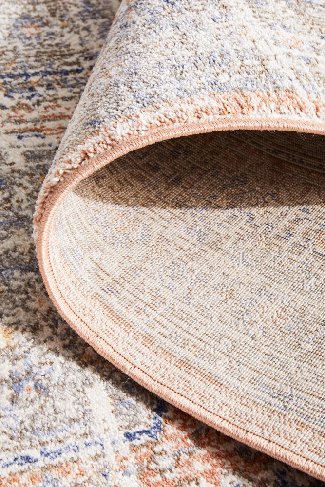 Mayfair Lorissa Hamptons Style Indoor Rug Peach Runner - Image 9