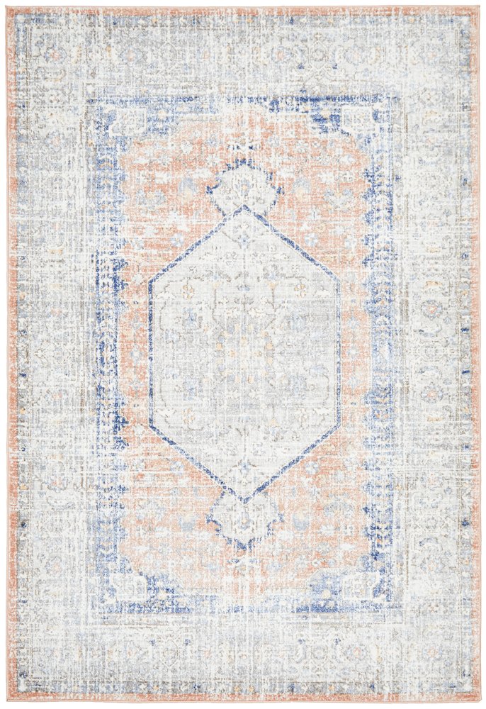 Mayfair Lorissa Hamptons Style Indoor Rug Peach - Image 4