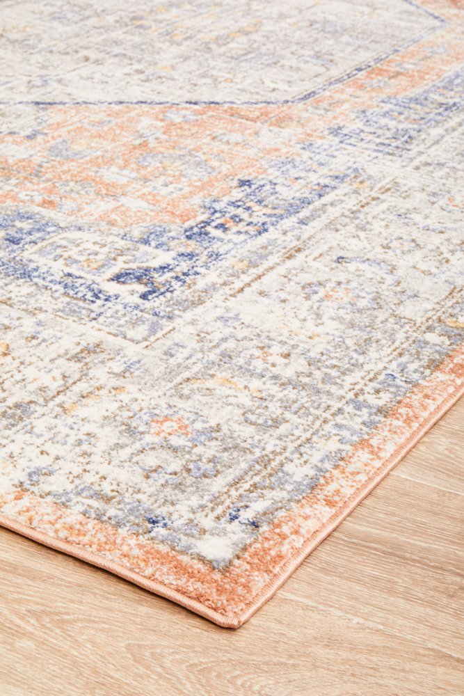 Mayfair Lorissa Hamptons Style Indoor Rug Peach - Image 5