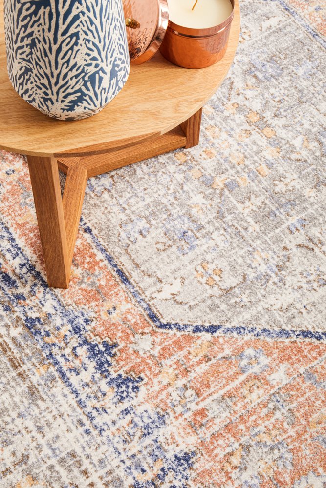 Mayfair Lorissa Hamptons Style Indoor Rug Peach - Image 8