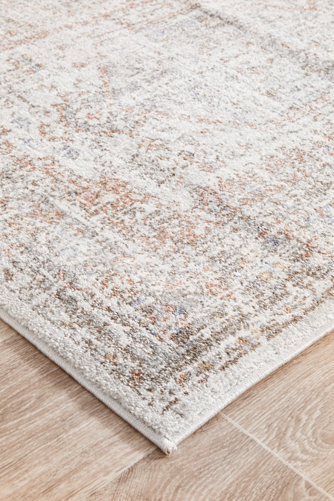 Mayfair Lorissa Hamptons Style Indoor Rug Silver Runner - Image 5