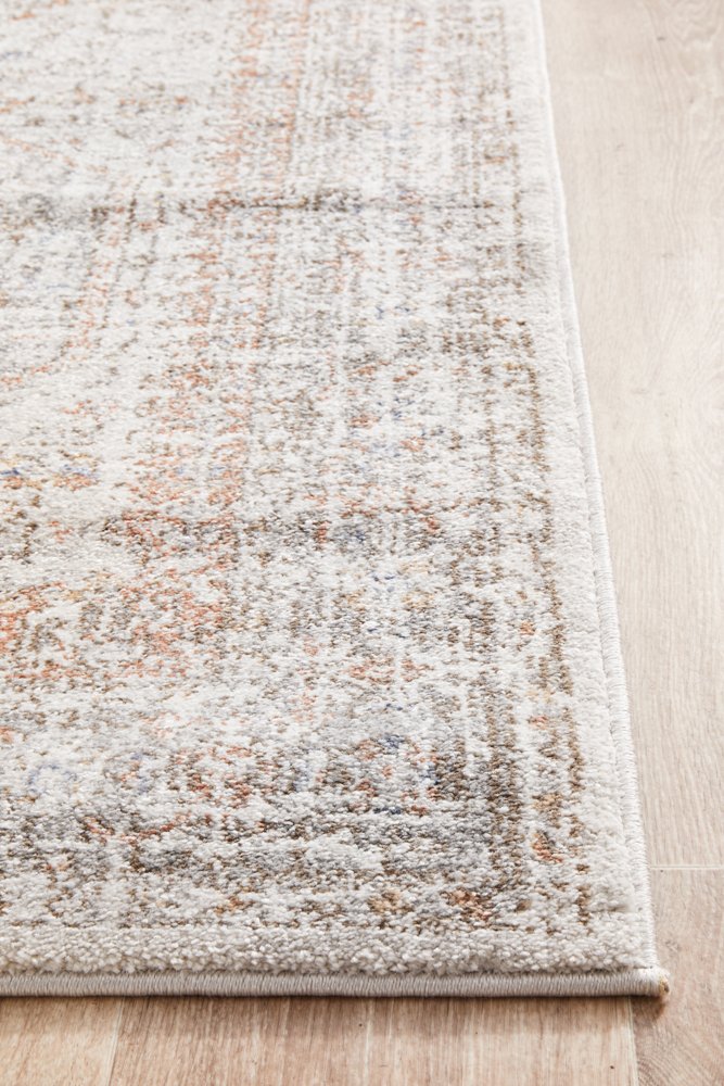 Mayfair Lorissa Hamptons Style Indoor Rug Silver Runner - Image 6
