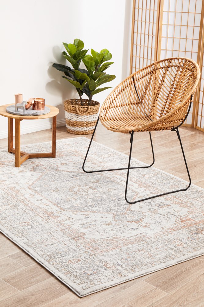 Mayfair Lorissa Hamptons Style Indoor Rug Silver - Image 2