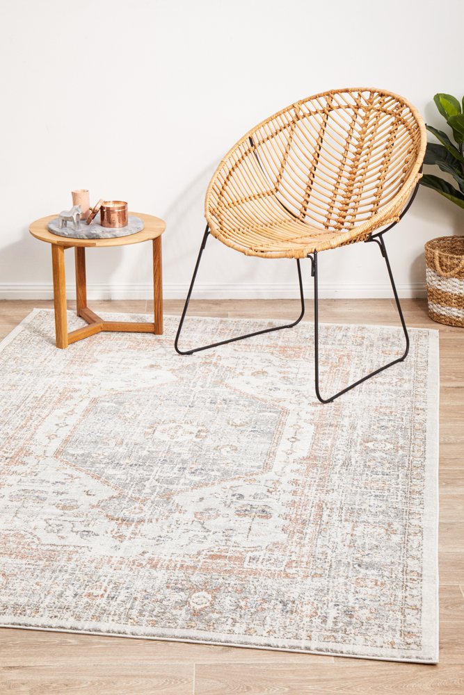 Mayfair Lorissa Hamptons Style Indoor Rug Silver - Image 3