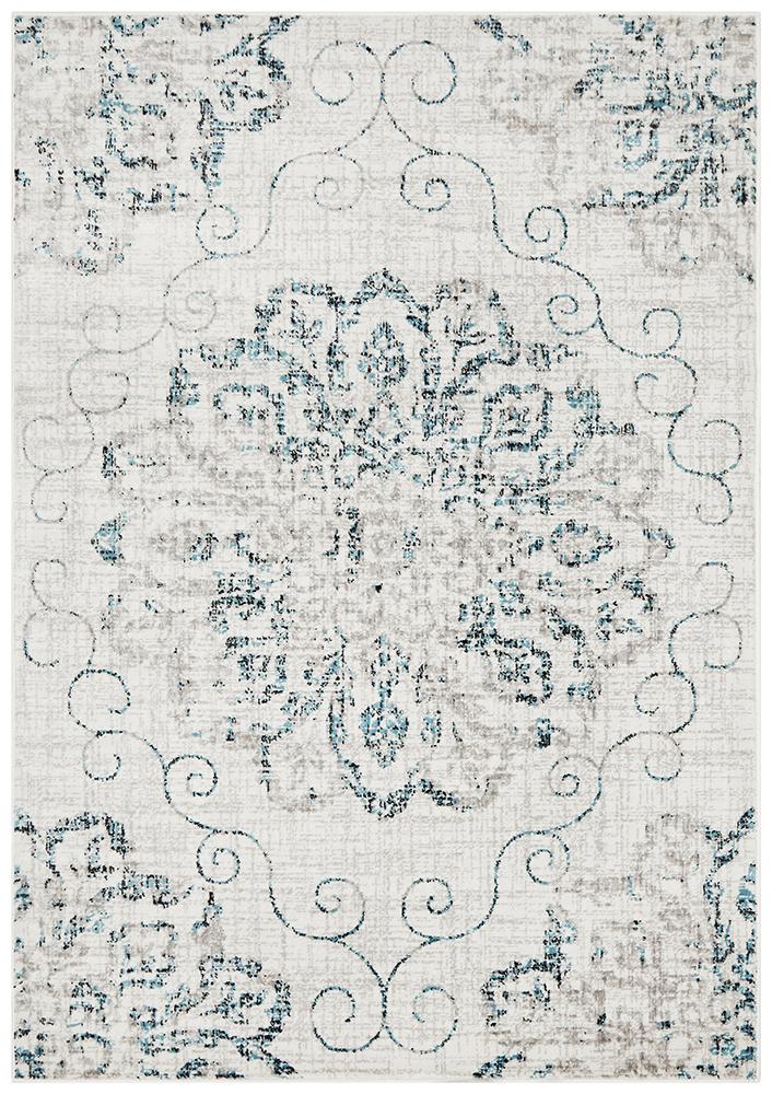 Metro 609 Hamptons Style Indoor Rug Blue - Image 2