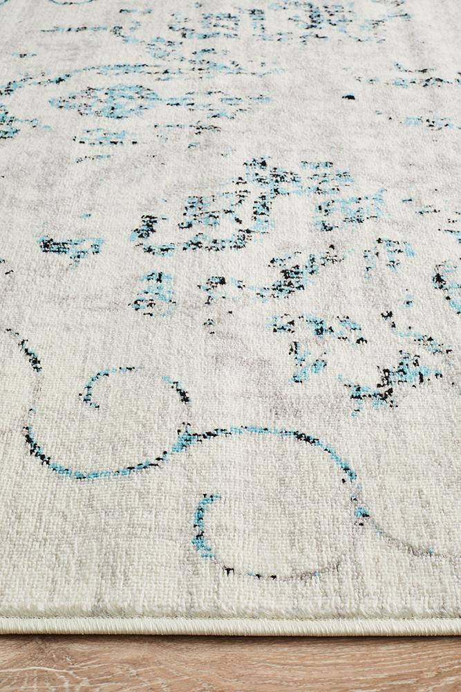 Metro 609 Hamptons Style Indoor Rug Blue - Image 5