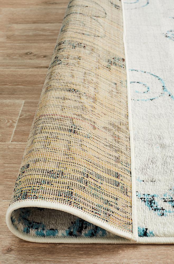 Metro 609 Hamptons Style Indoor Rug Blue - Image 7