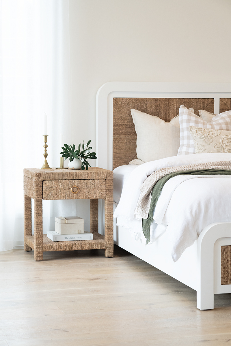 Milford King Bed White by Serrata Living, 195cm Wide x 216cm Long x 125cm High - Image 4