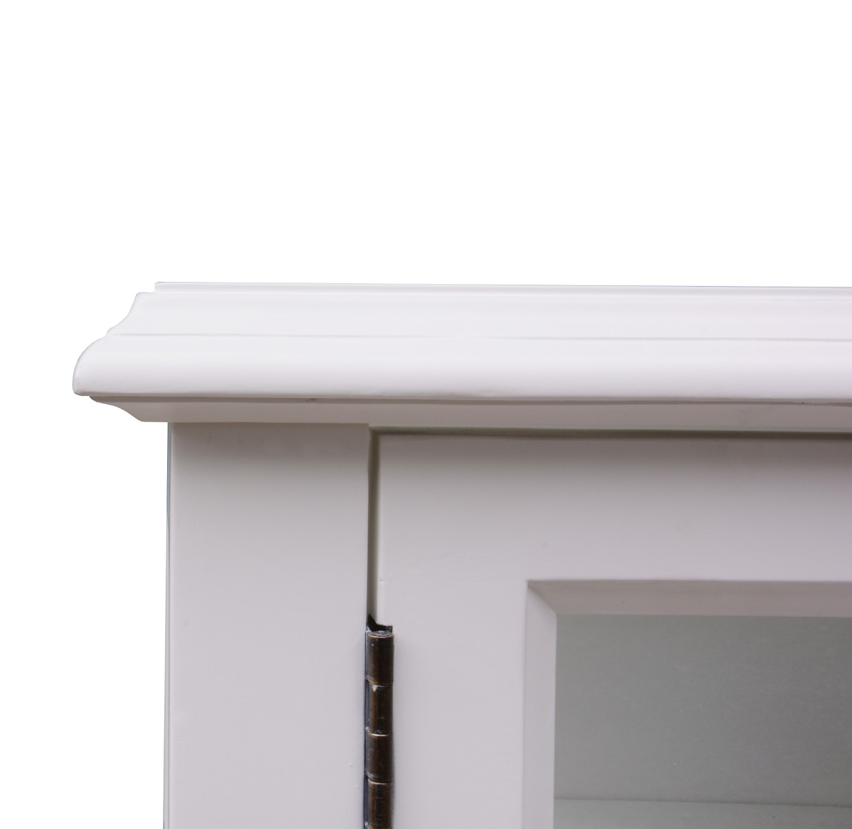 "Sommersby" Timber Large TV Entertainment Unit 2 Door White, 210cmL x 45cmD x 55cmH - Image 7
