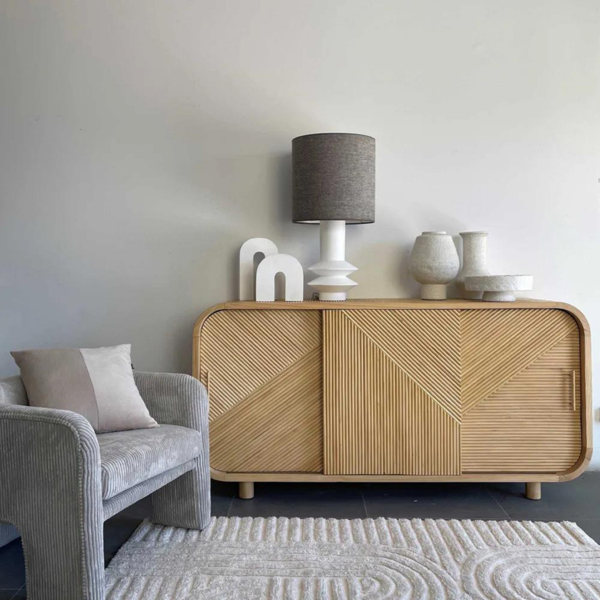 Letitia Buffet Natural, W 180cm D 45cm H 91cm (RRP $2990) - Image 2