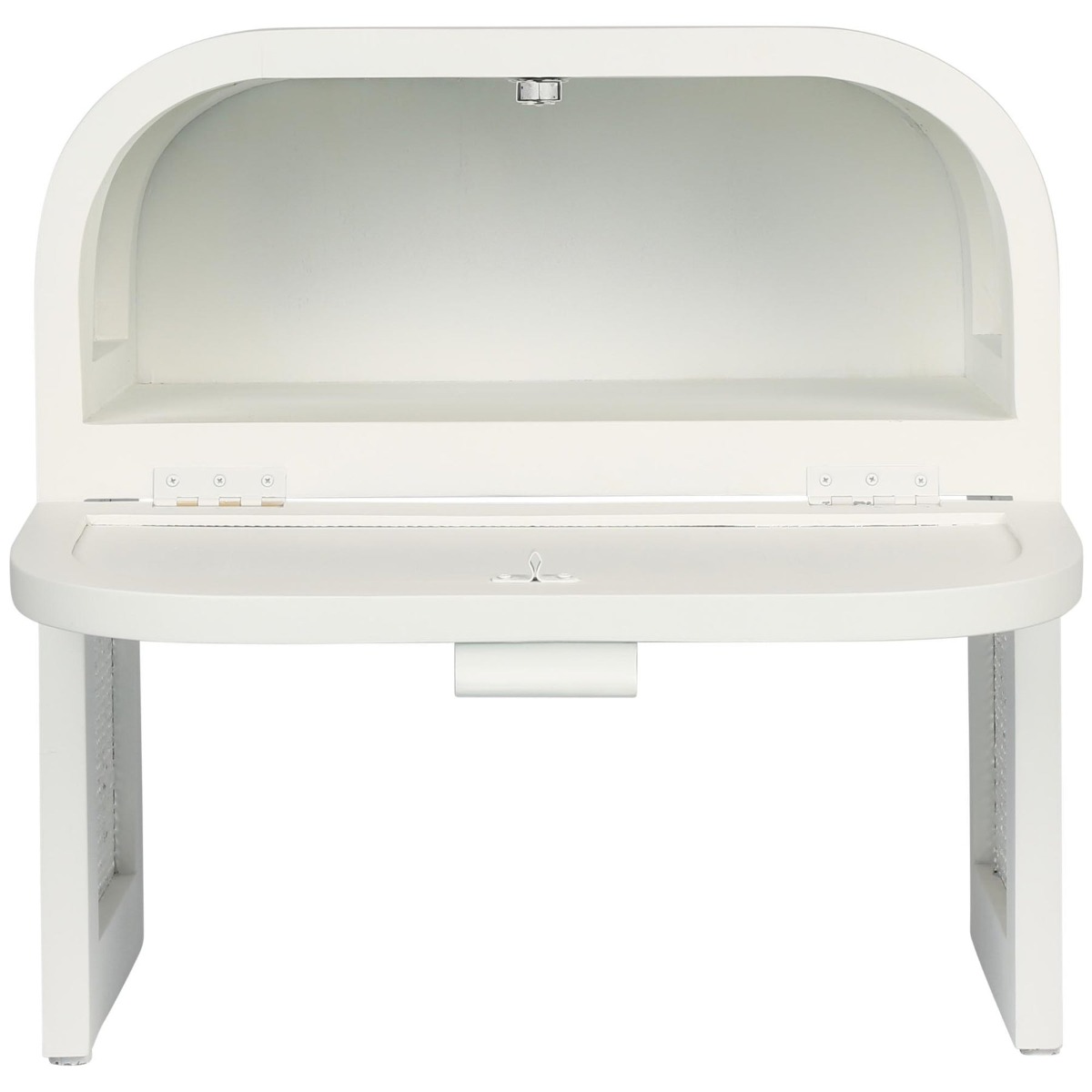 Grace Bedside Table Chalk Off White, W 50cm x D 35cm x H 50cm (RRP $699) - Image 3