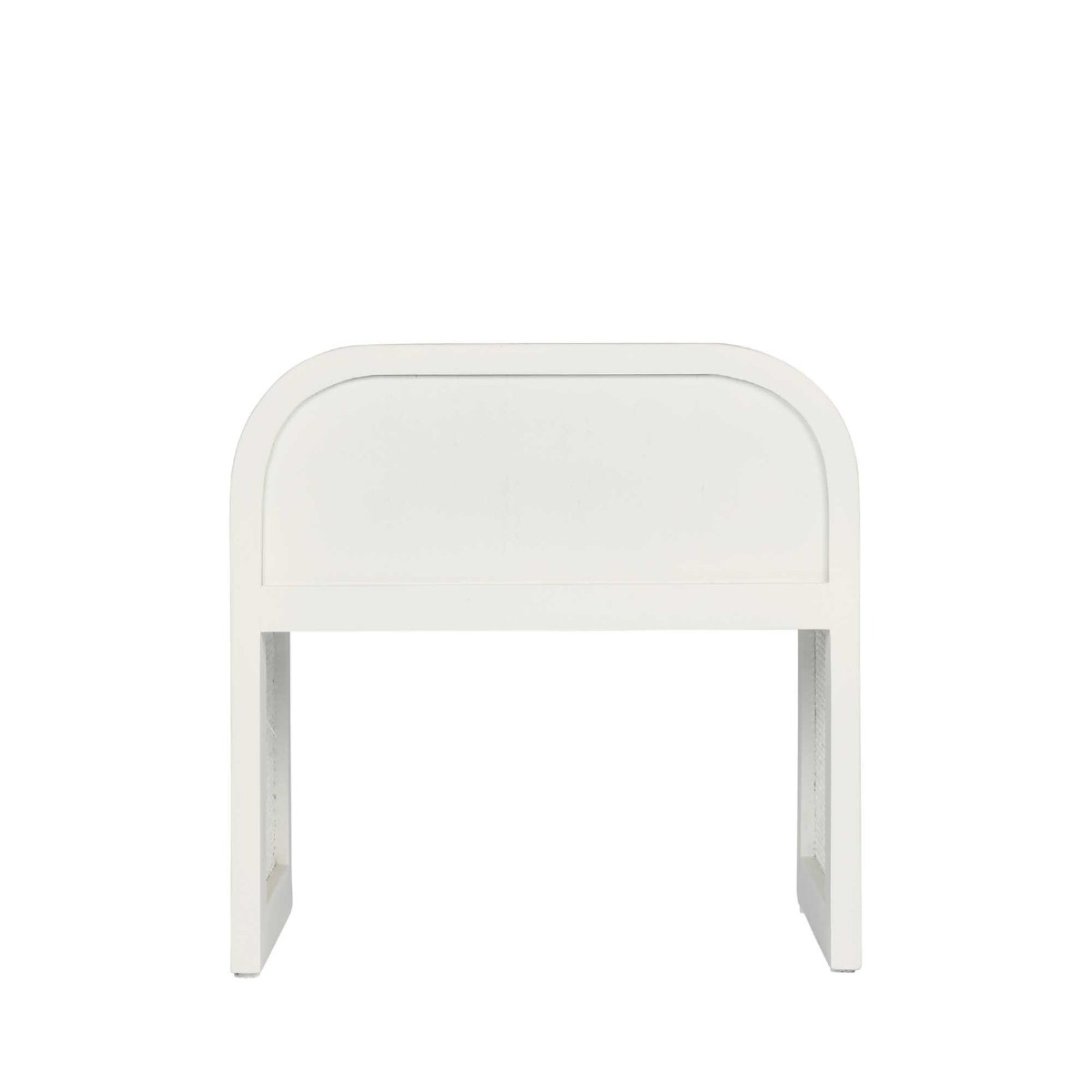 Grace Bedside Table Chalk Off White, W 50cm x D 35cm x H 50cm (RRP $699) - Image 5