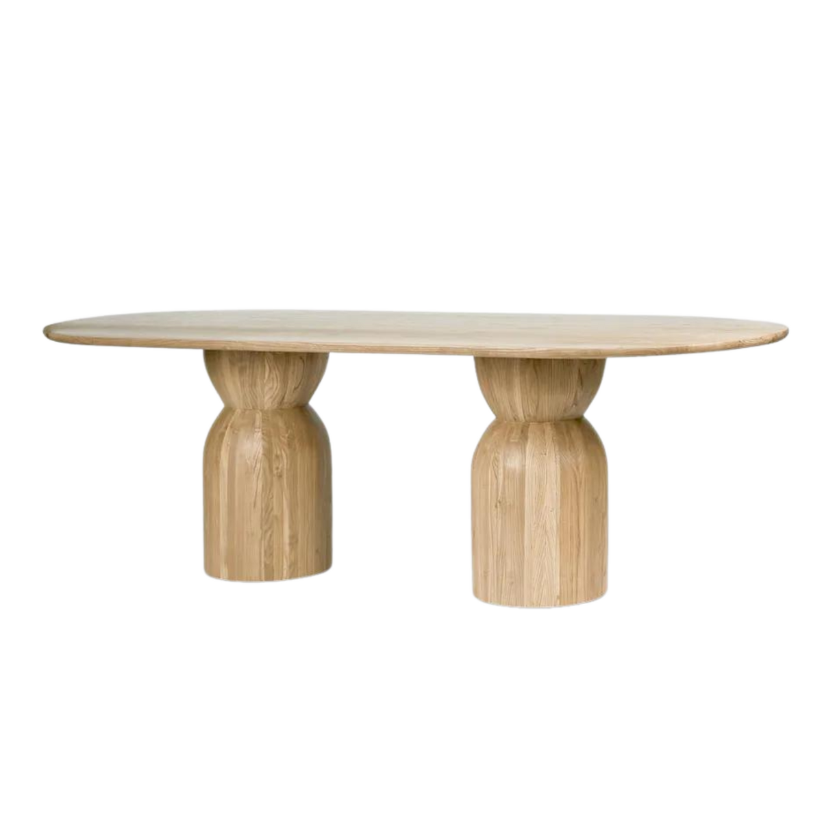 Olive Dining Table Oval Natural, W 240cm x D 100cm x H 3cm (RRP $3999) - Image 4