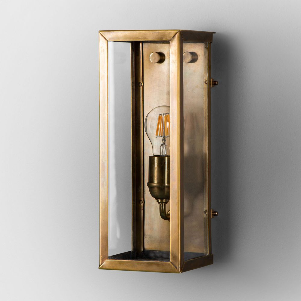 Goodman Outdoor Wall Light Small Antique Brass (RRP $528) - Image 2