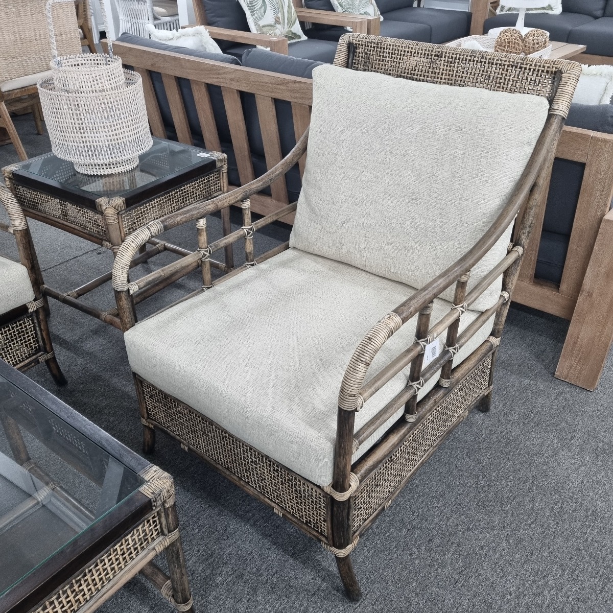 FLOORSTOCK CLEARANCE SALE "Caribbean" British Colonial Style Alfresco 5 Piece Package (RRP $3499) - Image 4