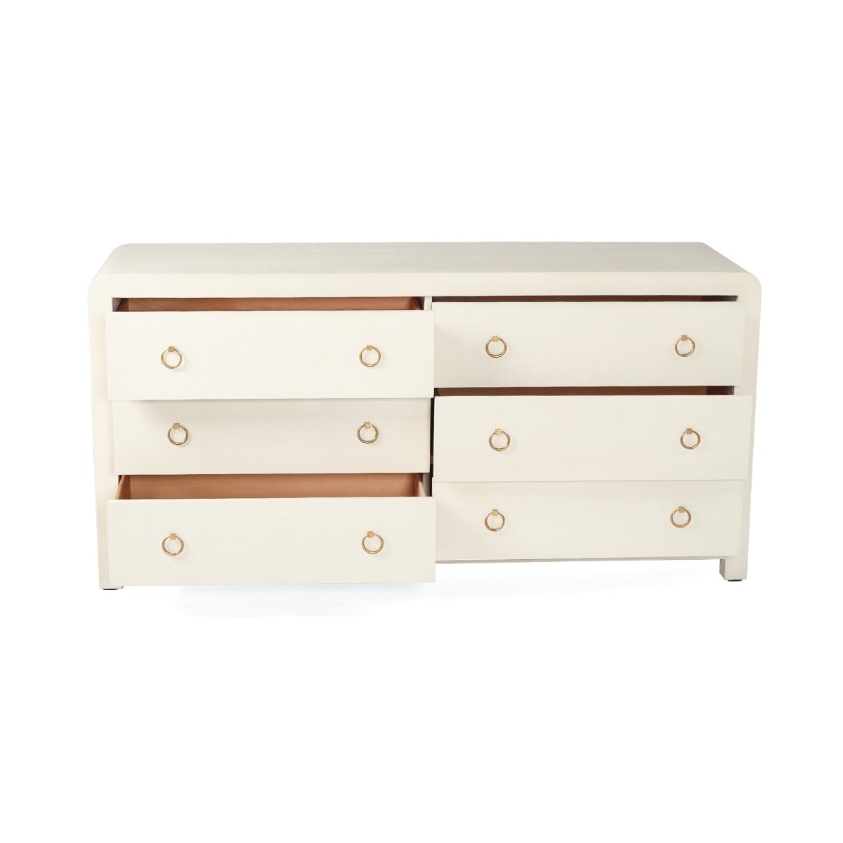 Newhaven Dresser 6 Drawer Ivory by Serrata Living, Wide 173cm x High 85cm x Deep 54cm - Image 6