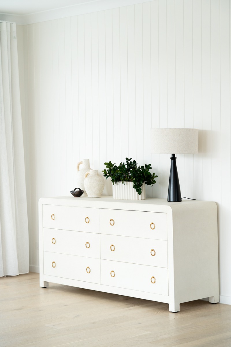 Newhaven Dresser 6 Drawer Ivory by Serrata Living, Wide 173cm x High 85cm x Deep 54cm - Image 9