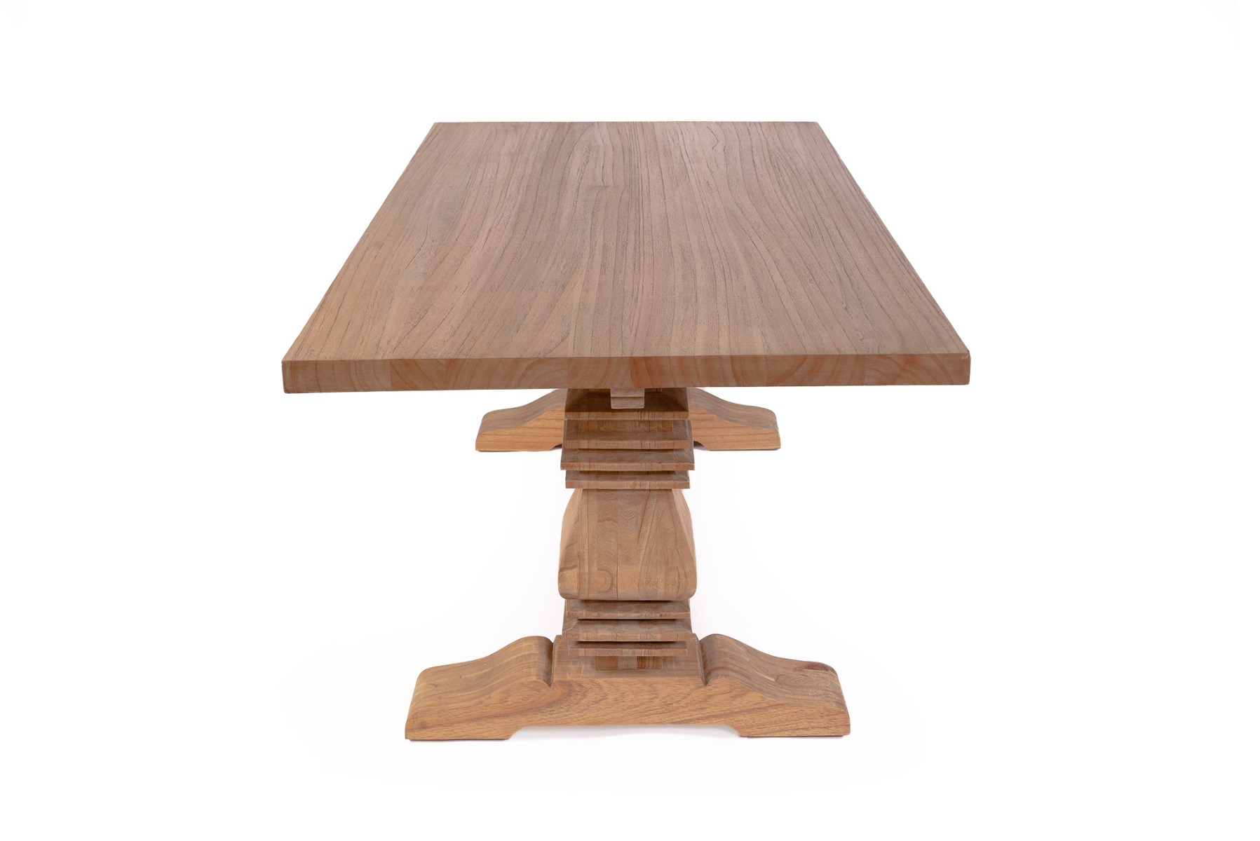 Newport Pedestal Table, 400cm x 110cm x 76cmH - Image 6