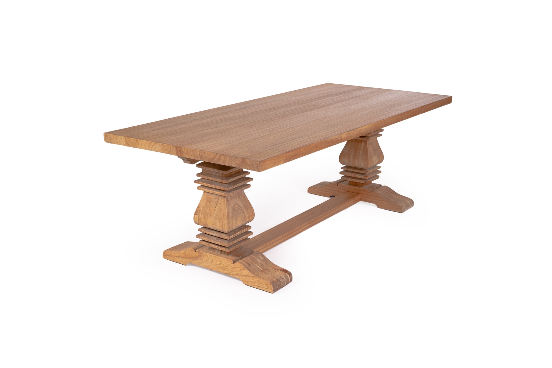 Newport Pedestal Table, 400cm x 110cm x 76cmH - Image 7