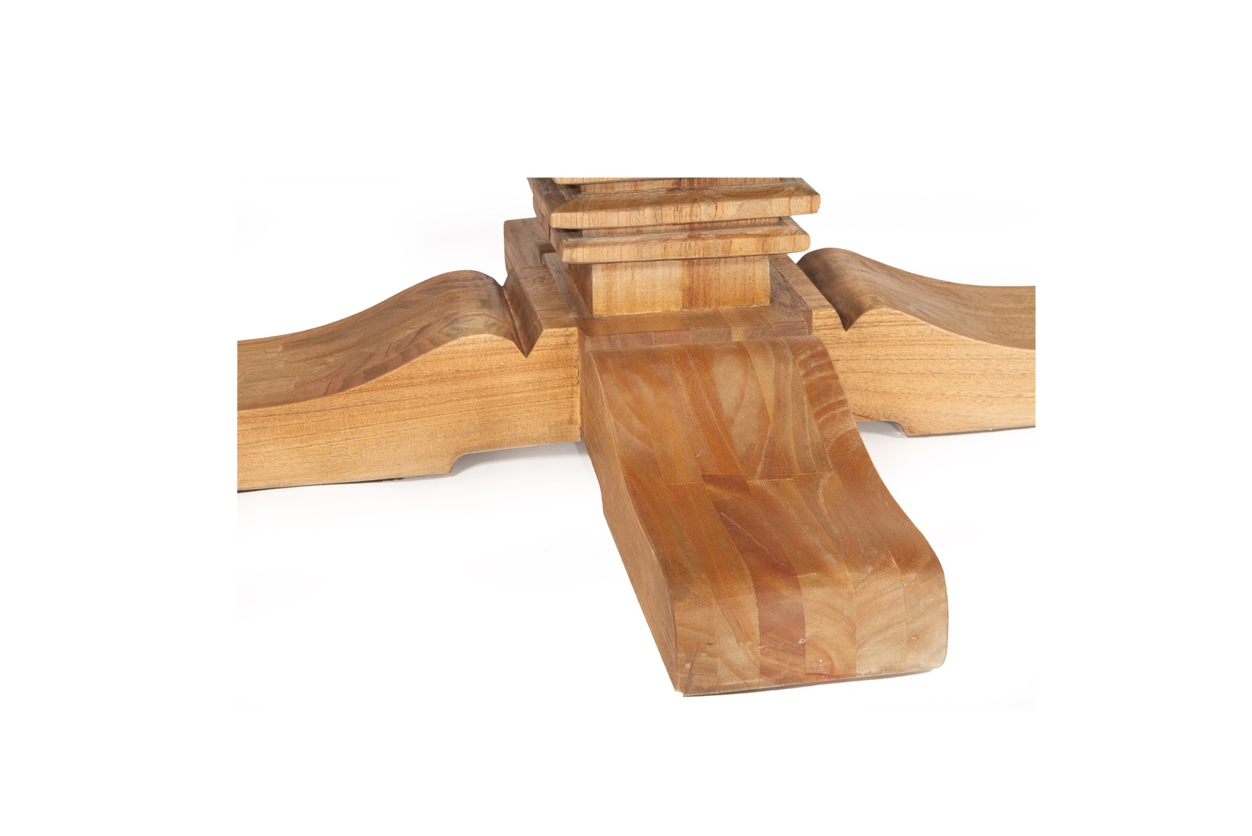 Newport Round Solid Hardwood Pedestal Table, 150cm Diameter x Height 77cm (RRP $2999) - Image 6
