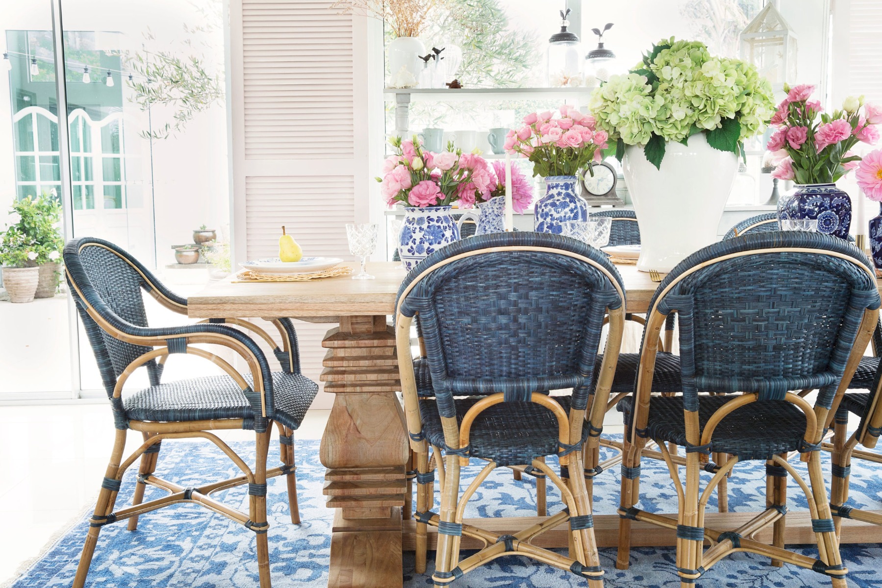 Newport Solid Hardwood Dining Table with Pedestal Table, 300cm x110cm x 73cm (RRP $3999) - Image 14