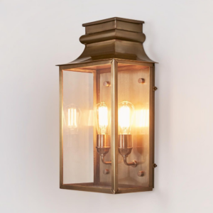 Westpoint Outdoor Wall Light Antique Brass (RRP $1034)