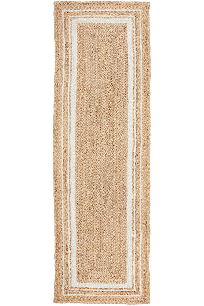 Noosa 111 Hamptons Style Indoor Rug Natural Runner - Image 4