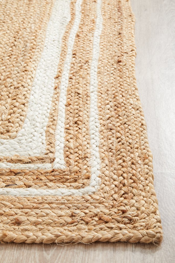 Noosa 111 Hamptons Style Indoor Rug Natural Runner - Image 6