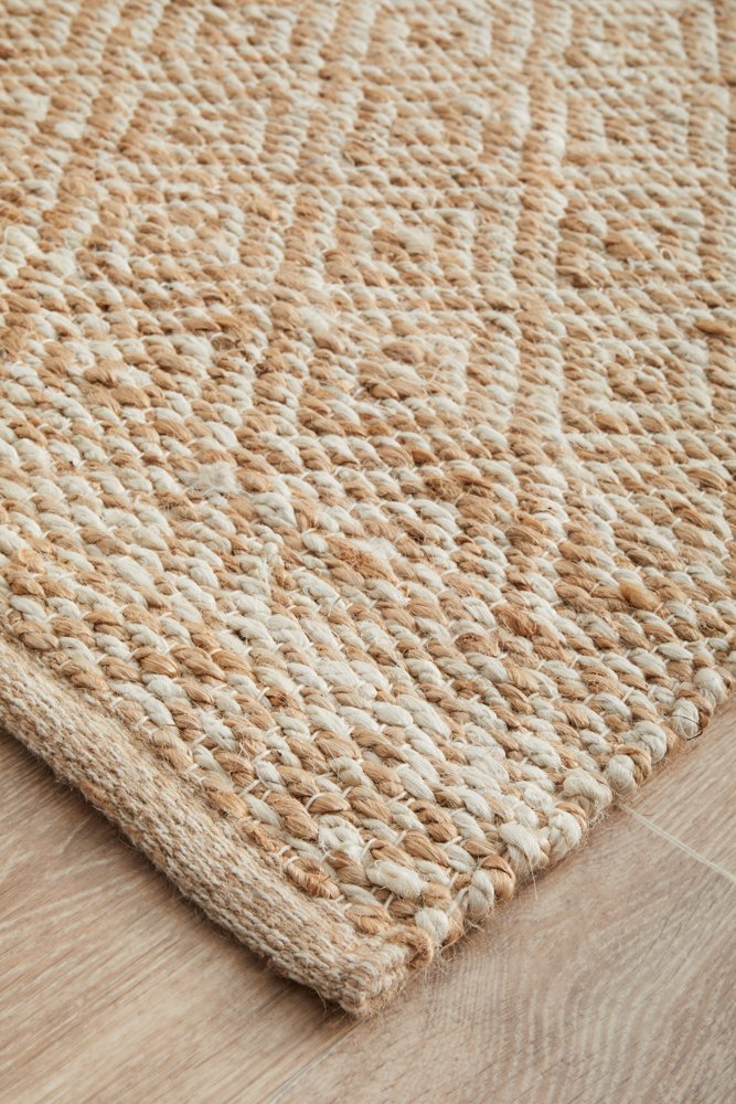 Noosa 444 Hamptons Style Indoor Rug Natural Runner - Image 5