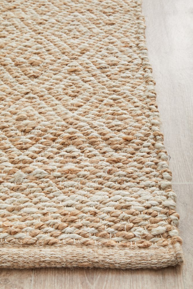 Noosa 444 Hamptons Style Indoor Rug Natural Runner - Image 6