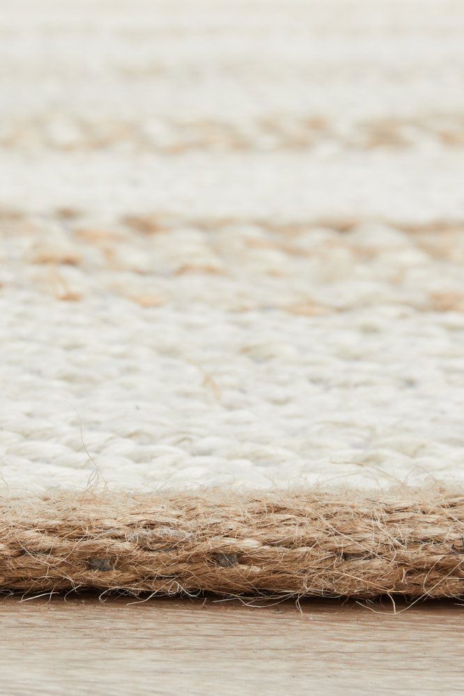 Noosa 555 Hamptons Style Indoor Rug Natural White - Image 7