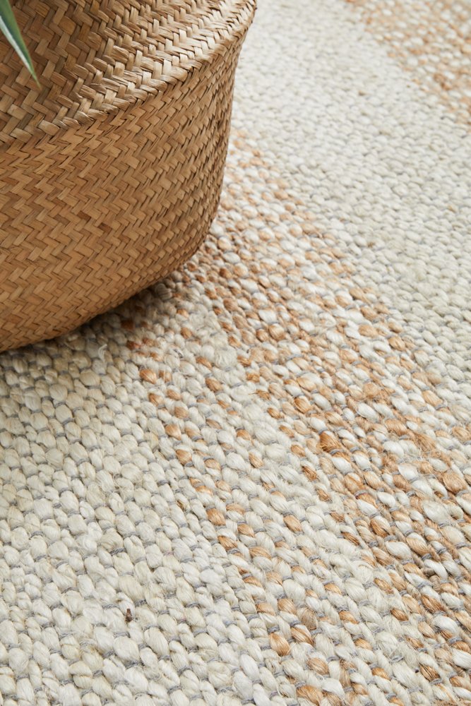 Noosa 555 Hamptons Style Indoor Rug Natural White - Image 8