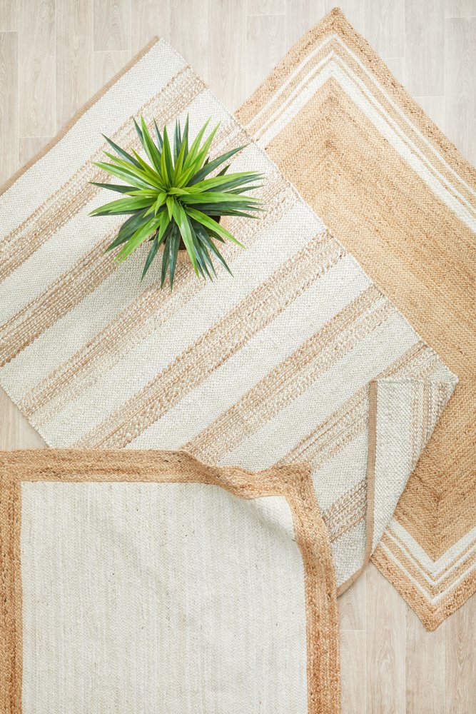 Noosa 555 Hamptons Style Indoor Rug Natural White - Image 10