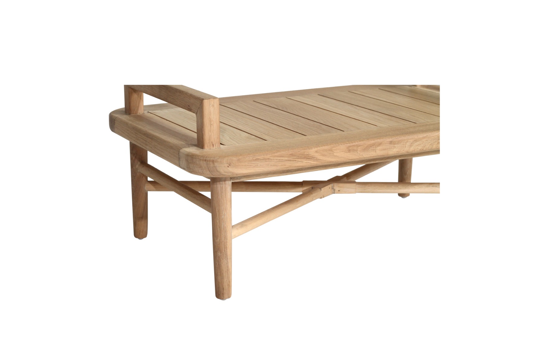 Ocea Ottoman, Width 74cm × Depth 40cm × Height 27cm (to top of handles) - Image 7