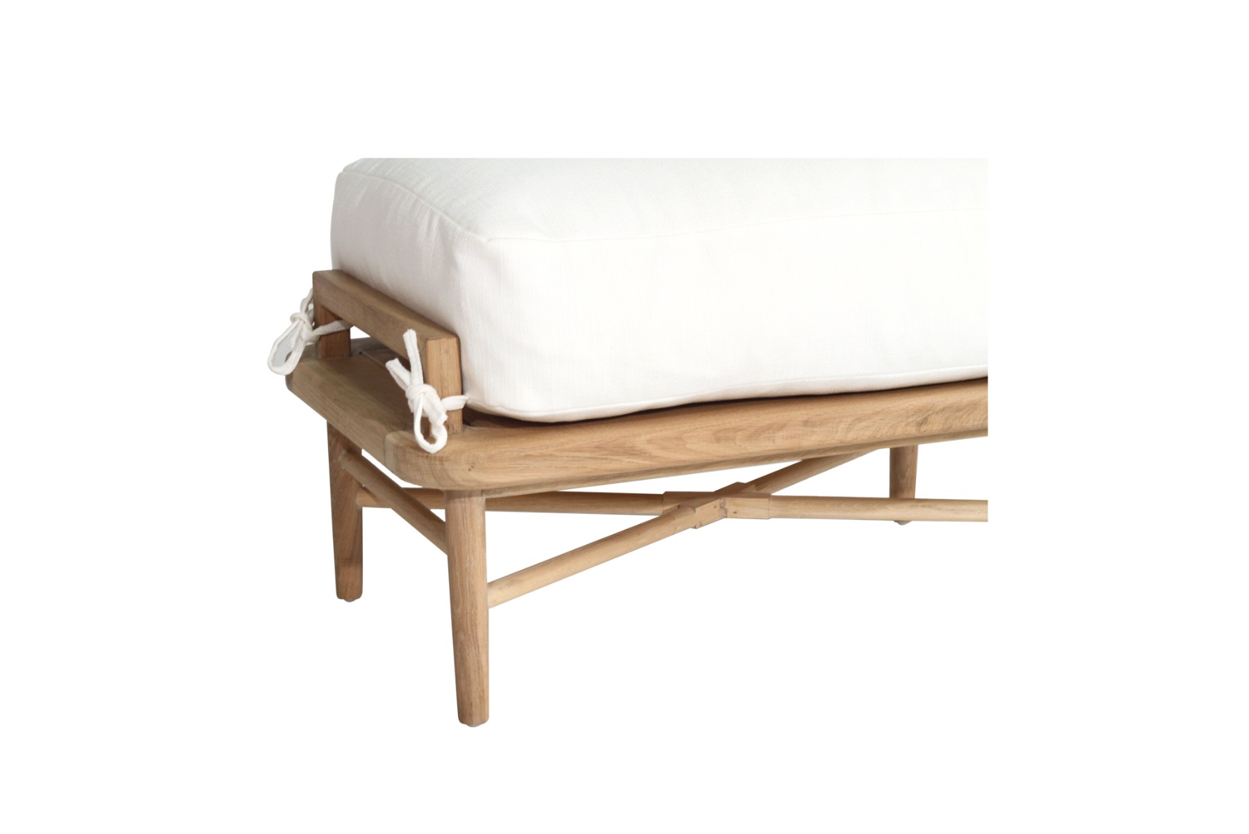 Ocea Ottoman, Width 74cm × Depth 40cm × Height 27cm (to top of handles) - Image 11