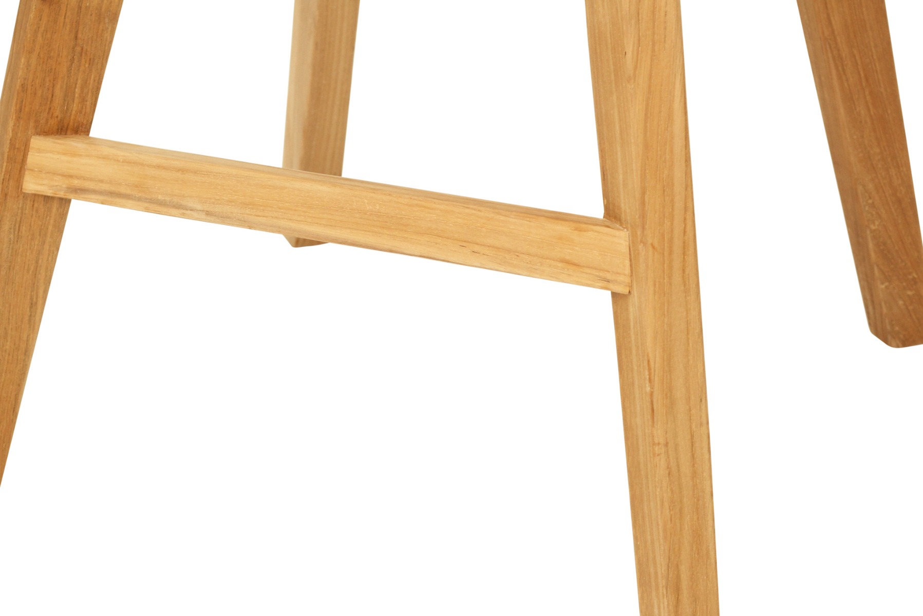 Oceanic Outdoor Backless Counter Stool White, Width 56cm x Depth 46cm x Height 71cm - Image 8