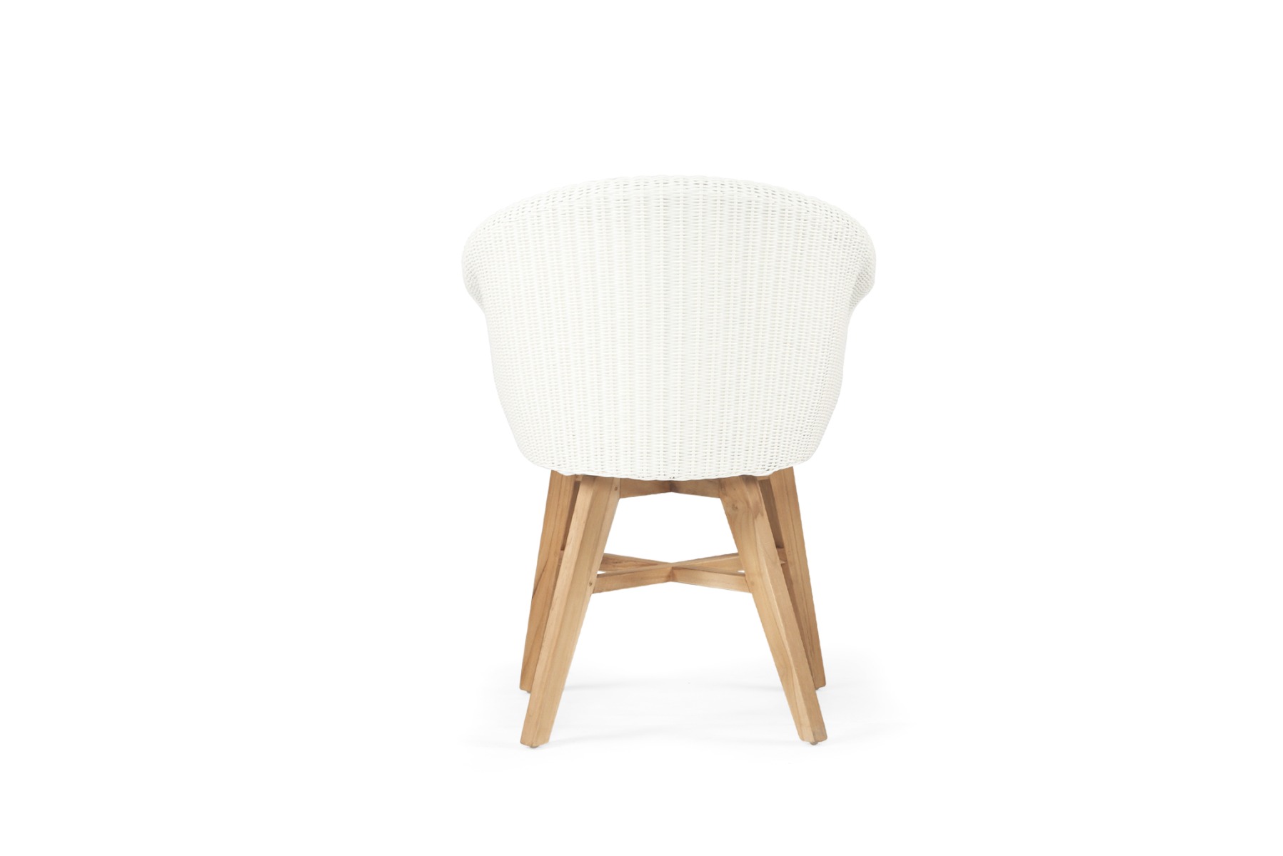 Oceanic Outdoor Arm Chair White, Width 65cm x Depth 55cm x Height 83cm - Image 4