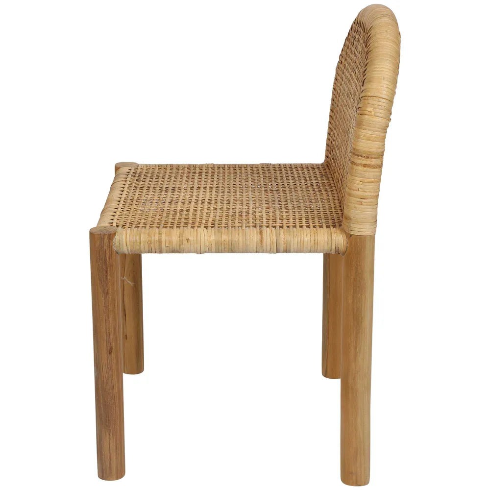 Caden Dining Chair Natural, W 49cm D 49cm H 81cm (RRP $879) - Image 4