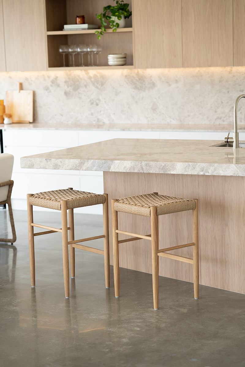 Oregon Backless Counter Stool, W 45cm x D 40cm x H 67cm - Image 2