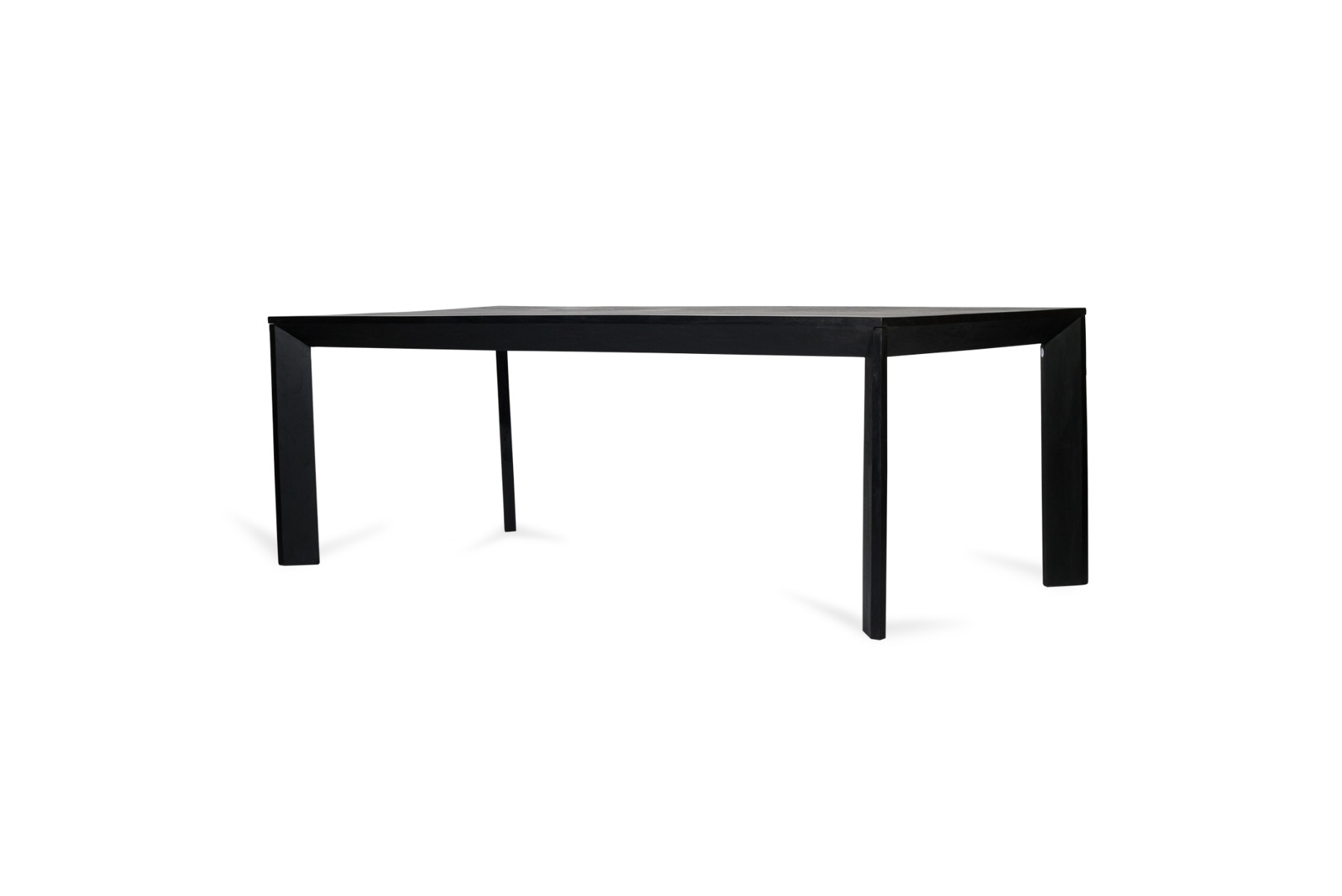 Otis Dining Table Black, L 160cm x W 90cm x H 75cm - Image 2