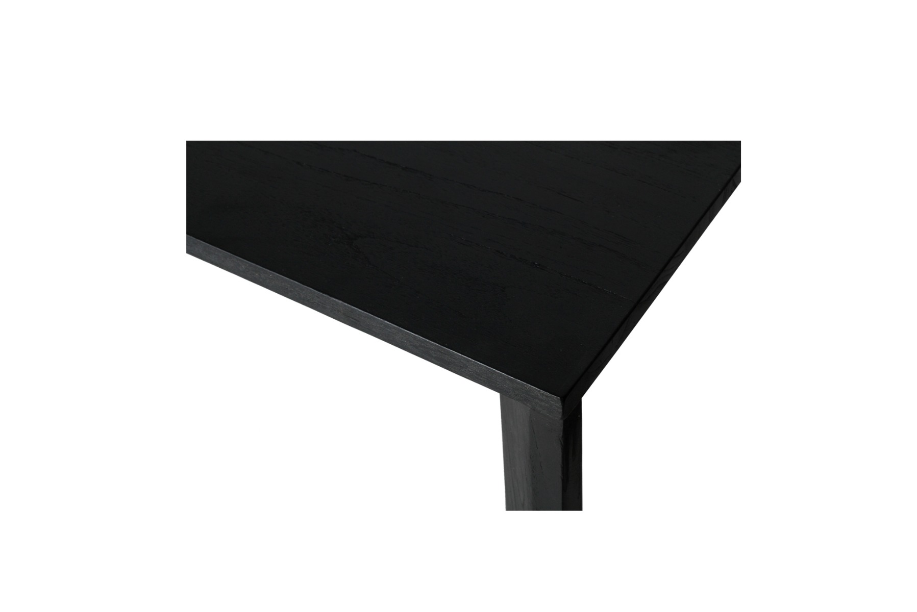 Otis Dining Table Black, L 160cm x W 90cm x H 75cm - Image 4