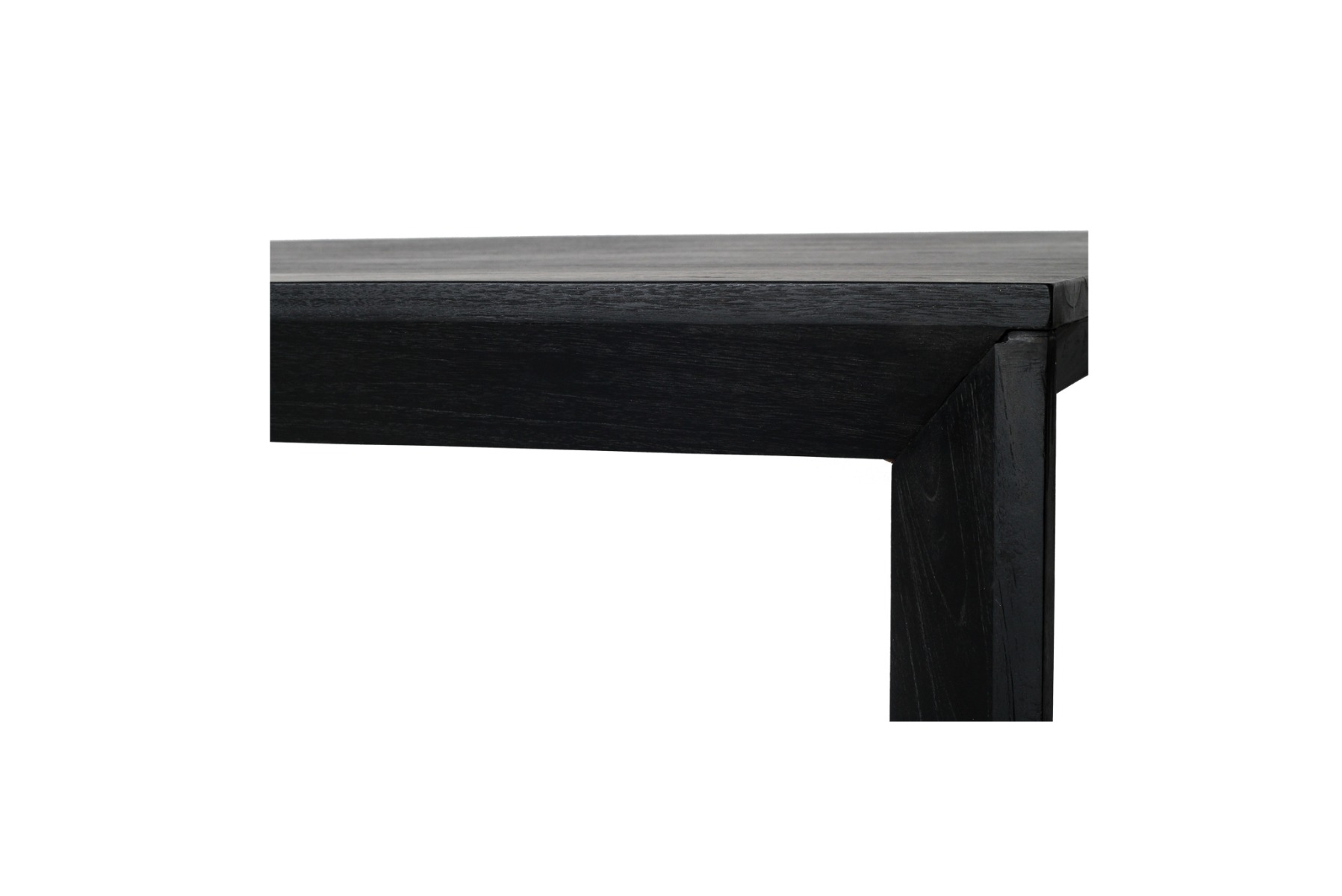 Otis Dining Table Black, L 160cm x W 90cm x H 75cm - Image 7