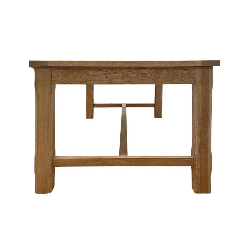 Balmoral Extendable Hamptons Oakwood Dining Table Natural, W 210cm-310cm D 100cm H 78cm (RRP $4999) - Image 3