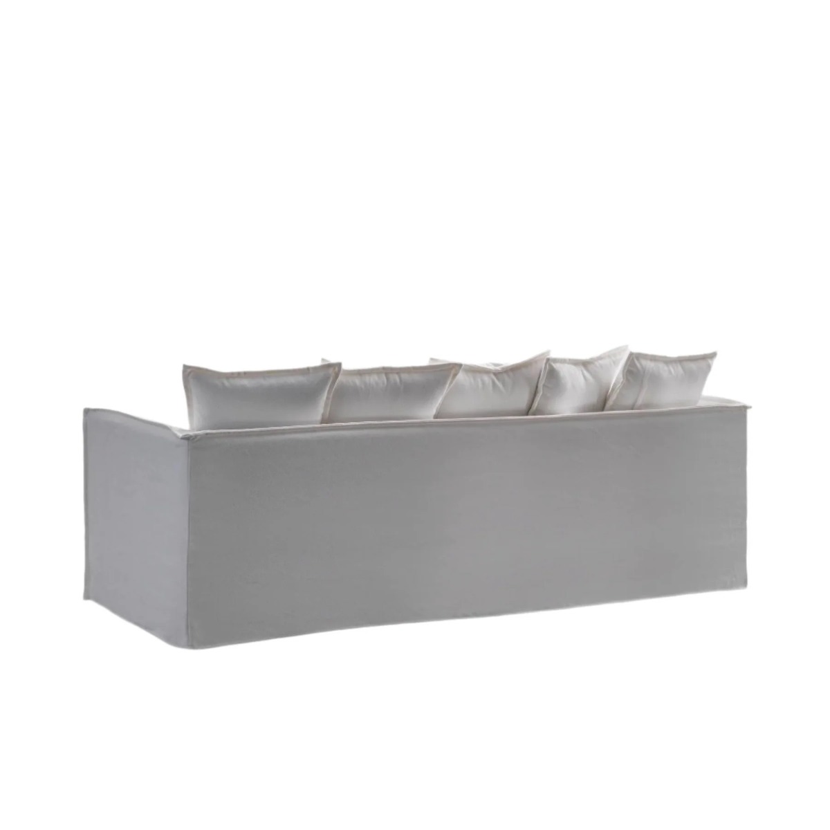 Airlie Coastal Style 3 Seat Sofa Pearl, L 217cm W 86cm H 85cm (RRP $2499) - Image 3
