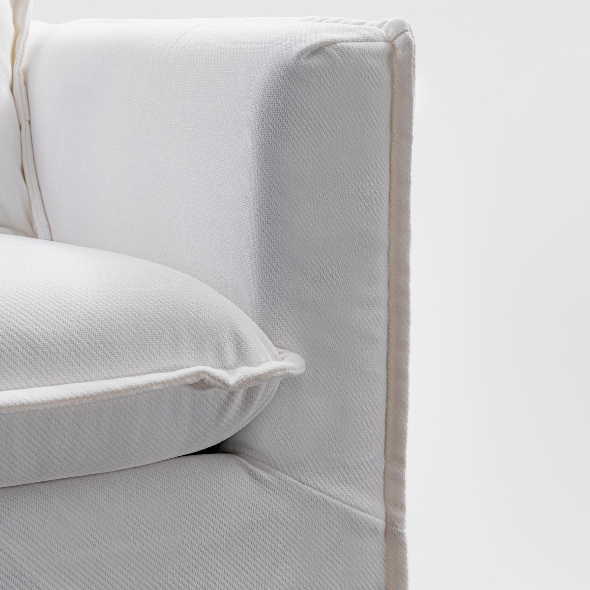 Airlie 3 Seater Sofa Pearl, L 217cm W 86cm H 85cm (RRP $2499) - Image 4