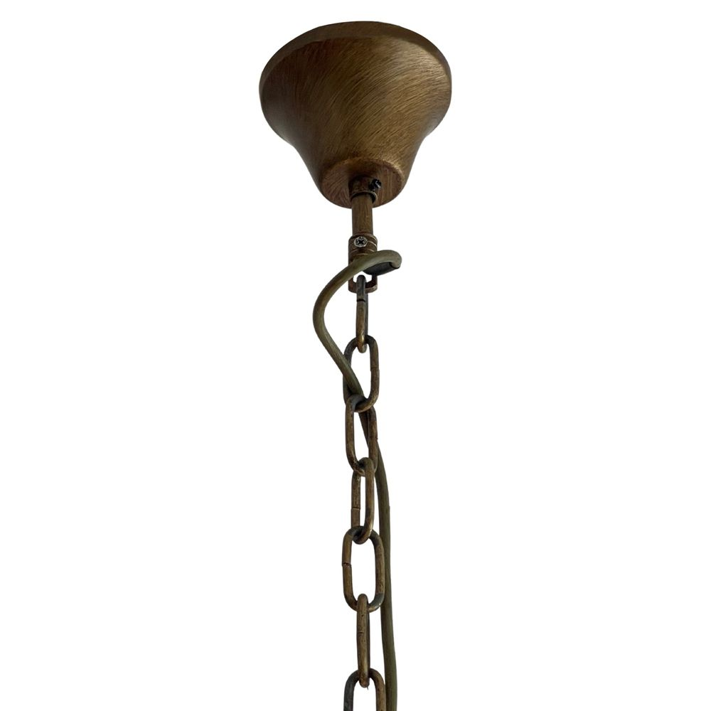 Palm Leaves Iron Chandelier 8 Lights (RRP $1207.80) - Image 3